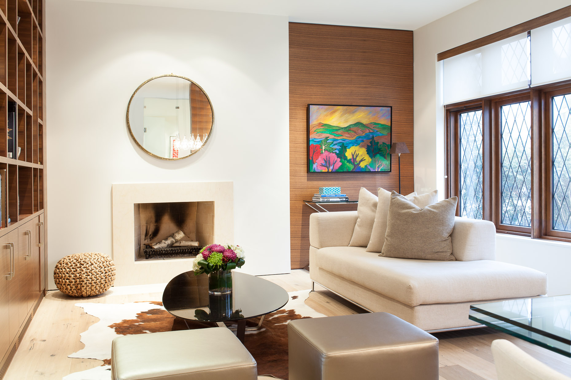 Contemporary Forest Hill Living Room